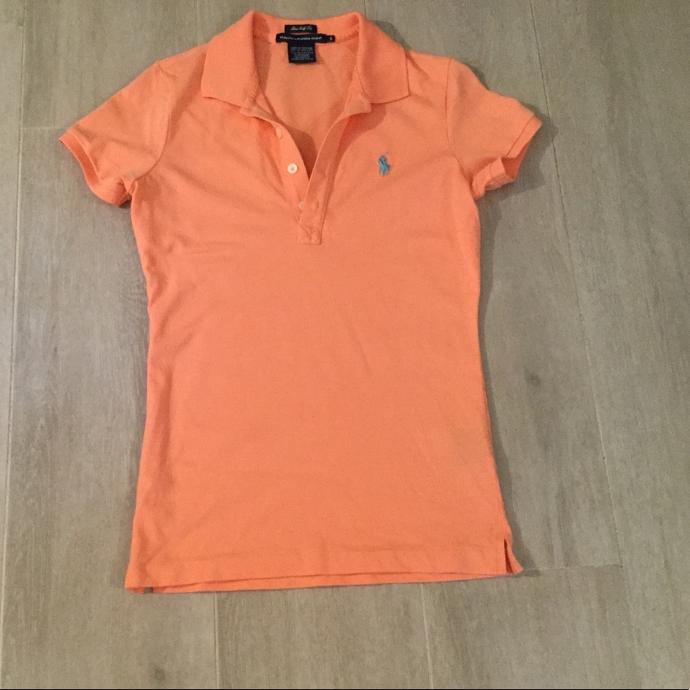 🆕 Ralph Lauren Golf peach polo shirt